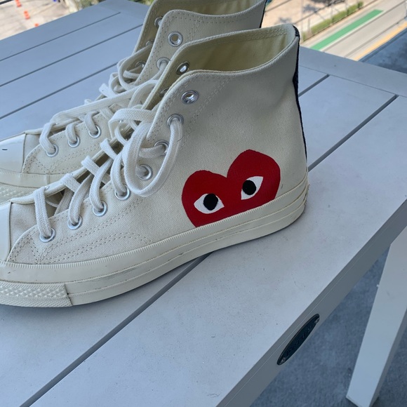 “Comme des garçons Play” sneakers aka cdg converse - Picture 9 of 11